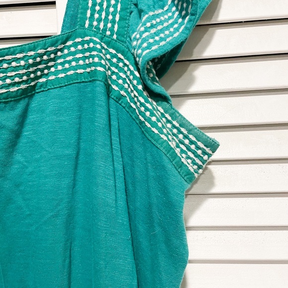 LOFT Boho Short Sleeve top - Picture 4 of 8